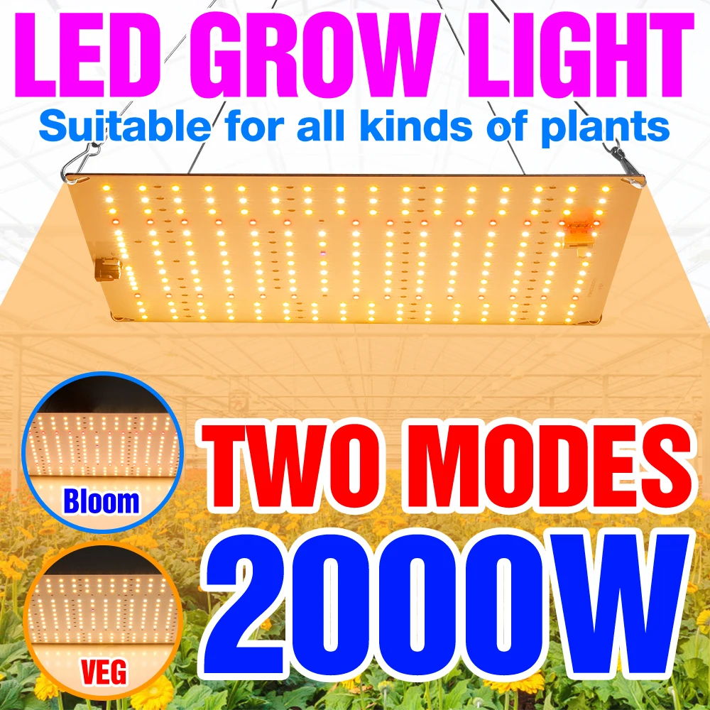 

Full Spectrum LED Grow Light Quantum Board Phytolamp For Plants Flower Seeds Cultivation Grow Light Greenhouse Tent Phyto Lamp