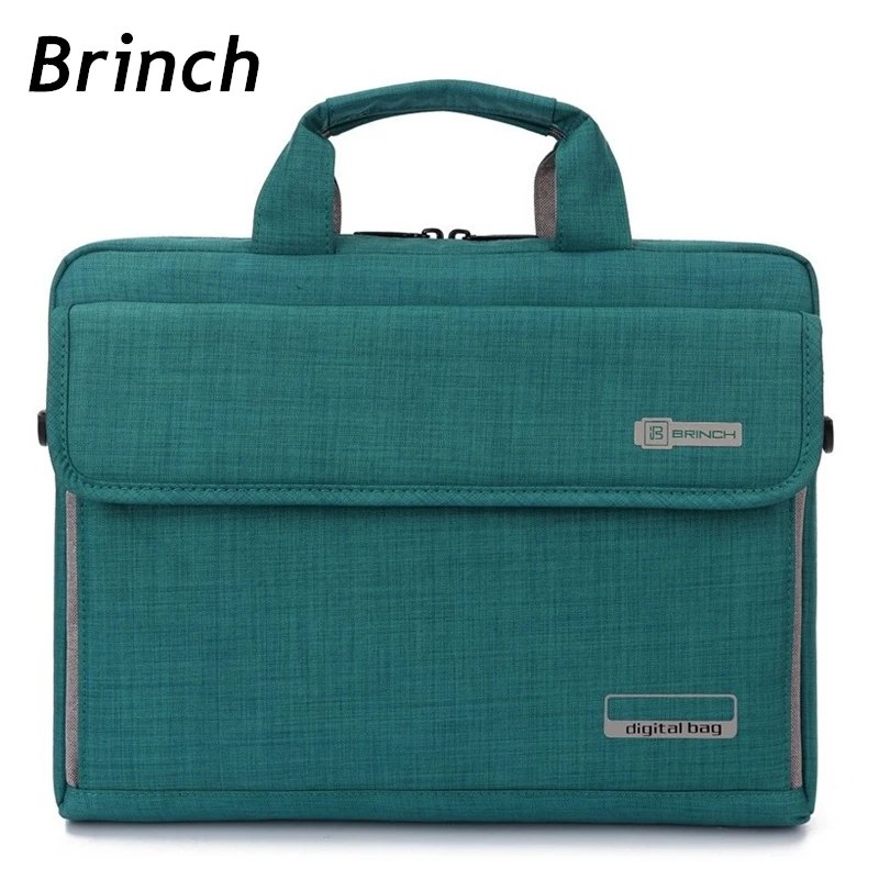 

Брендовая Противоударная сумка Brinch для ноутбука 13,14, 15,6 дюйма, мужская и женская сумка-мессенджер через плечо для Macbook Air Pro, ноутбук, ПК, Прямая поставка
