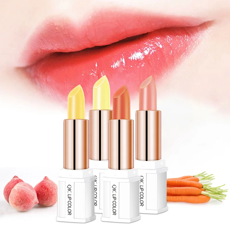 

Discoloration Moisturizer Lip Balm Color Changing Lipstick Lips Care Nutritious Fruits Makeup Cosmetics Lipgloss Cream Stick