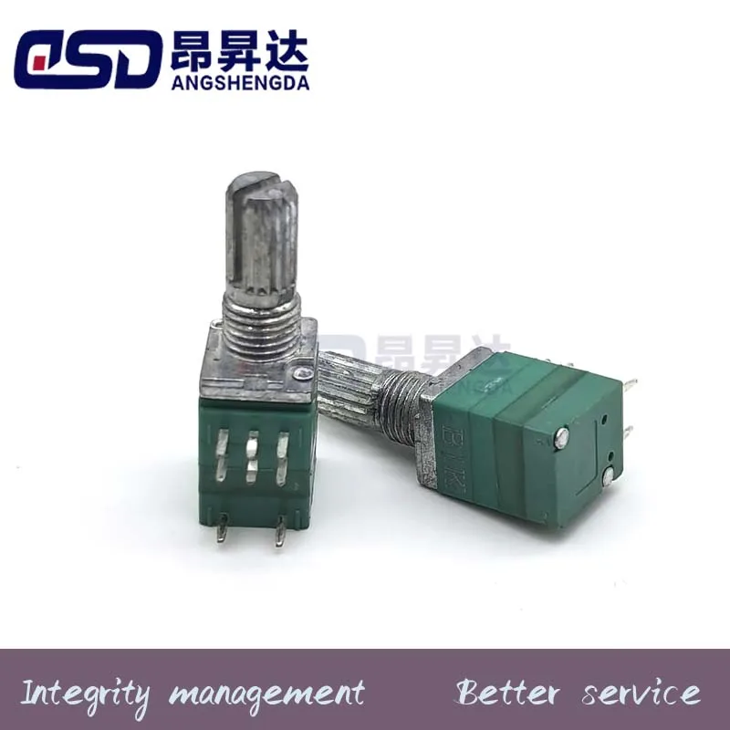 100 шт. RV097NS 50K 10K 100K 20K 500K 1K 5K потенциометр B1K B5K B50K B10K B100K B20K B500K 8-контактный вал 15 мм