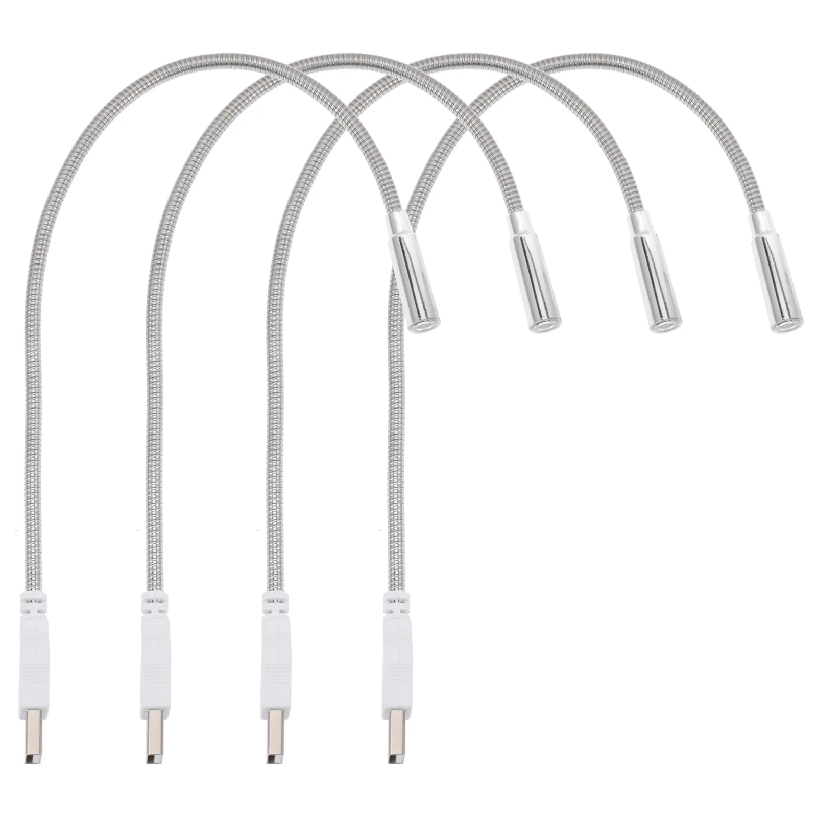 

4pcs USB Night Light Flexible Tube Keyboard Light USB Powered Keyboard Light