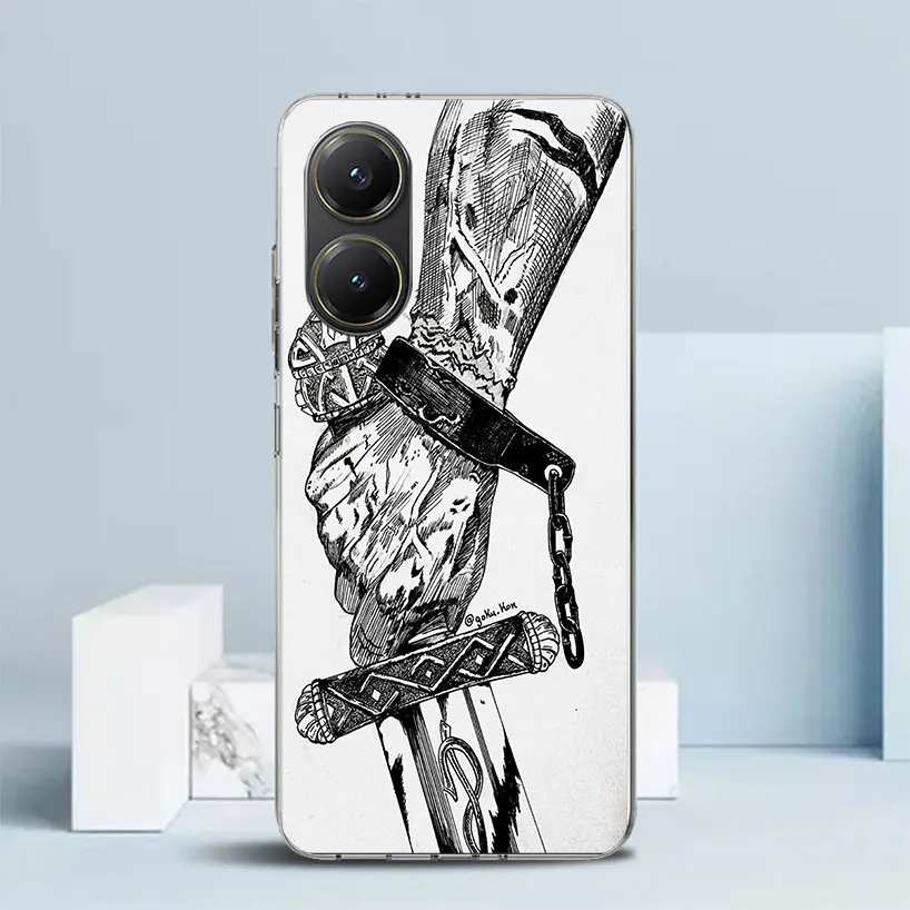 Фото Мягкий чехол Vinland Saga для Xiaomi Poco M8 M7 X7 X6 X5 Pro F7, Redmi 15 15C 13 13C 12 12C 10 10C, с принтом, для Poco F7 U №2