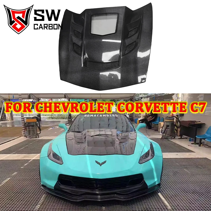 Высококачественное заднее крыло из углеродного волокна в стиле APR для Chevrolet Corvette