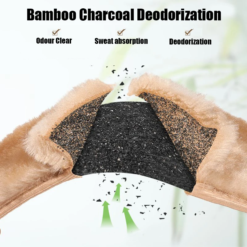 Thermal Felt Insoles Thicken Warm Heated Insoles for Men Women Winter Shoes Breathable Snow Boots Imitation Rabbit Shoe Pads