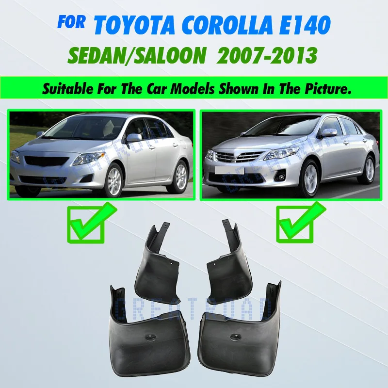 

Брызговики для Toyota Corolla Altis E140 2007-2013, брызговики, передние и задние брызговики, крыло 2008 2009 2010