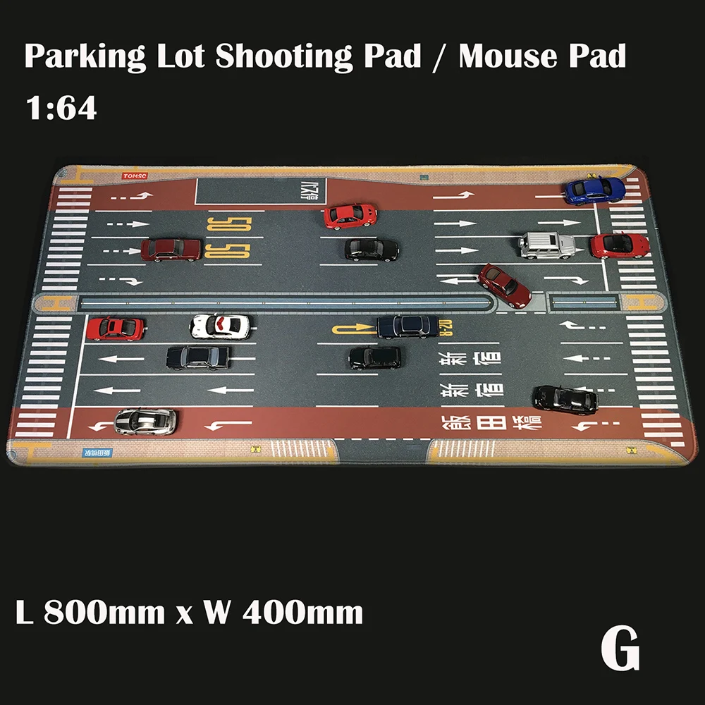 1/64 коврик для парковки модель автомобиля дисплей сцены большой Настольный мыши