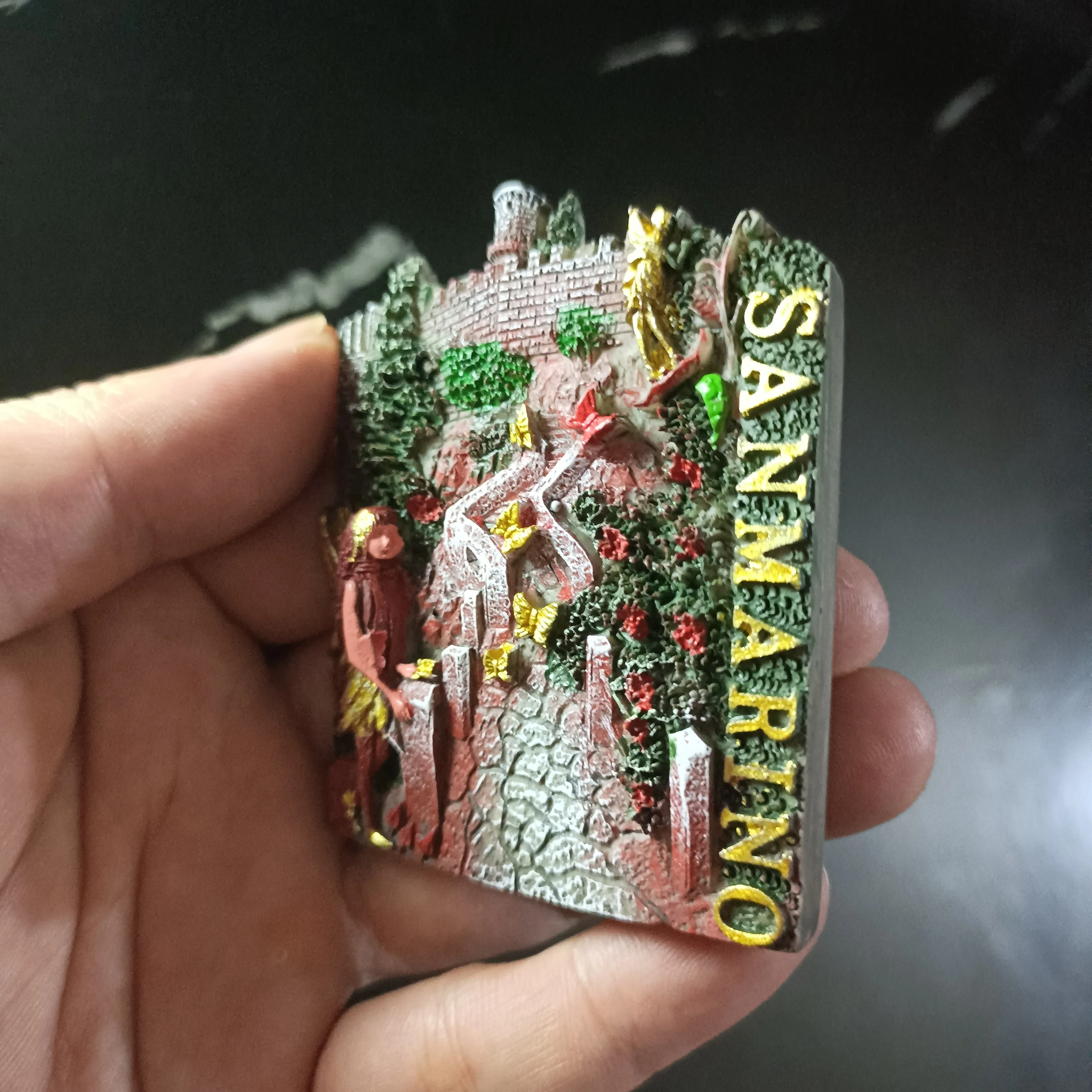 Магнит СанМарино для холодильника креативный путешествий памятные ремесла 3D