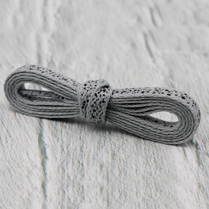 (30pairs/lot) Weiou Designer Shoe Laces Galaxy Splatter Custom Print Shoelaces Flat polka dot Shoelaces Grey Black White Purple