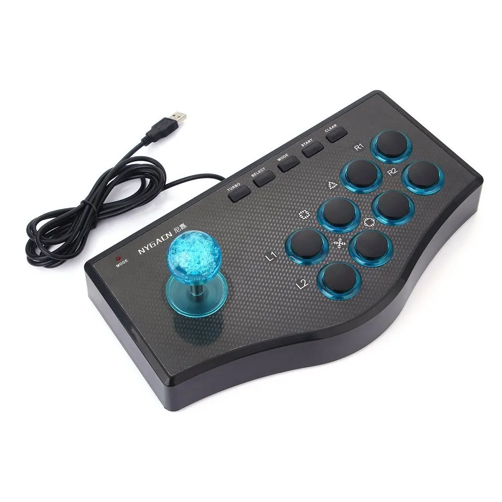 

3 In 1 USB Wired Game Controller Arcade Fighting Joystick Stick For PS3 Computer PC Gamepad Engineering Design Gaming Console