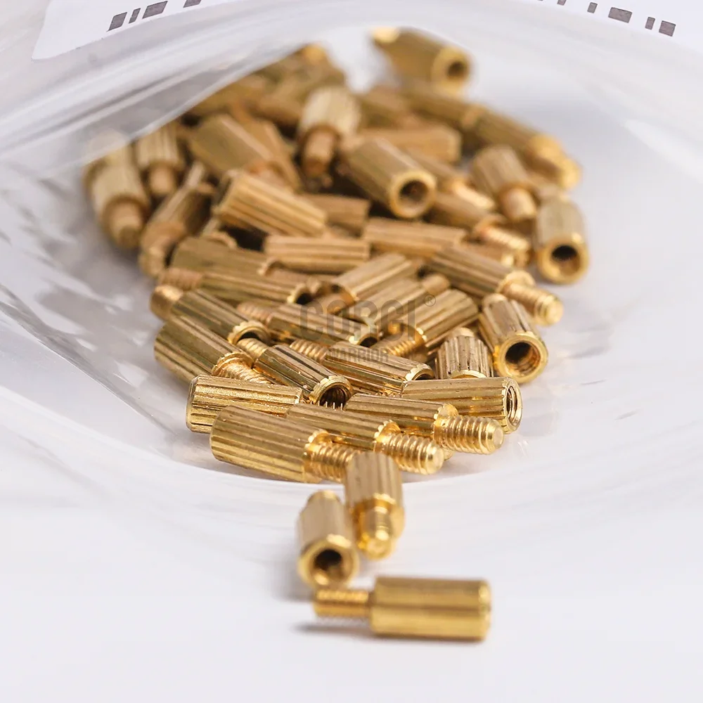 140-320 M2 Мужской Женский Круглый Латунные стойки Проставки Винты Гайки Ассортимент