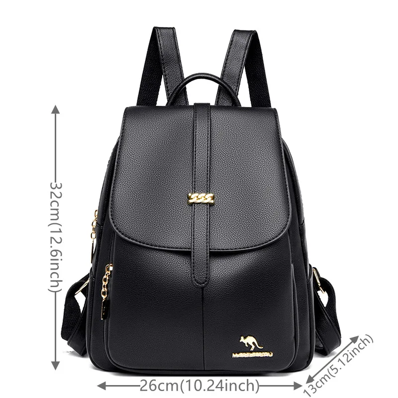 Высококачественные брендовые рюкзаки Модный женский рюкзак из искусственной