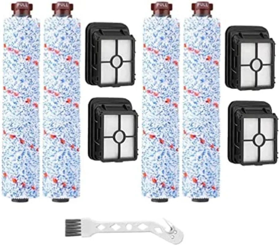 

Для Bissell Crosswave Brush Roll 3 в 1 4 рулона кистей 4 фильтра для пылесоса 1785 2306 2305 17132 2303 2306A 2306 23062 23068