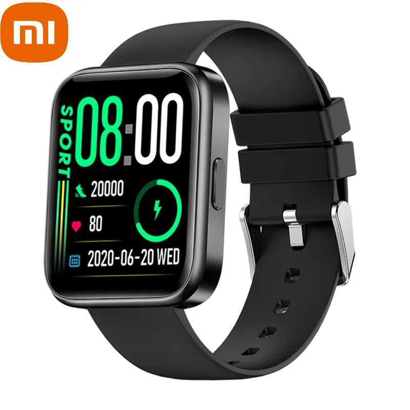 

XIOAMI Smart Watch Women Men1.69 Inch Screen Heart Rate Blood Pressure Fitness Camera BT Call Sport Waterproof Smartwatch