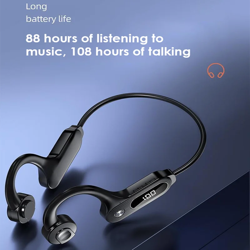 Наушники с костной проводимостью Bluetooth беспроводная гарнитура ушным крючком IPX5