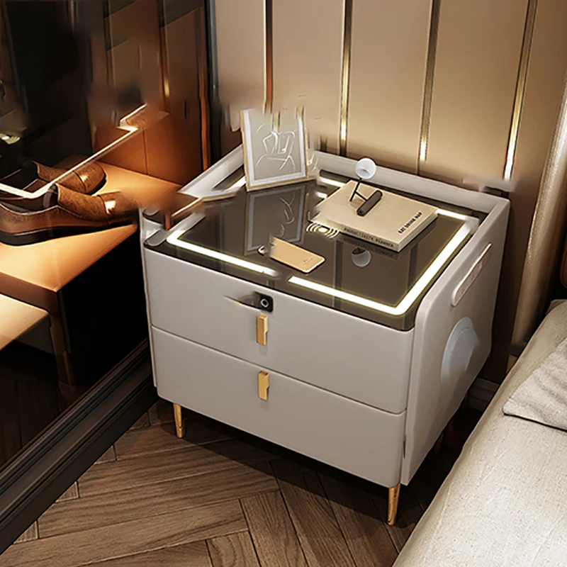 

Шкаф, умные ночники, прикроватные столики для спальни, удобные прикроватные столики, белая модная мебель Nachtkastje LSL15XP