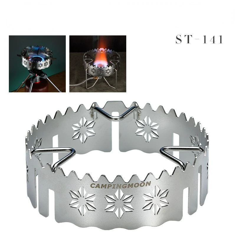 

Ветрозащитная плита из нержавеющей стали, нескользящая ветрозащитная подставка для плиты, оборудование для кемпинга, принадлежности для к...