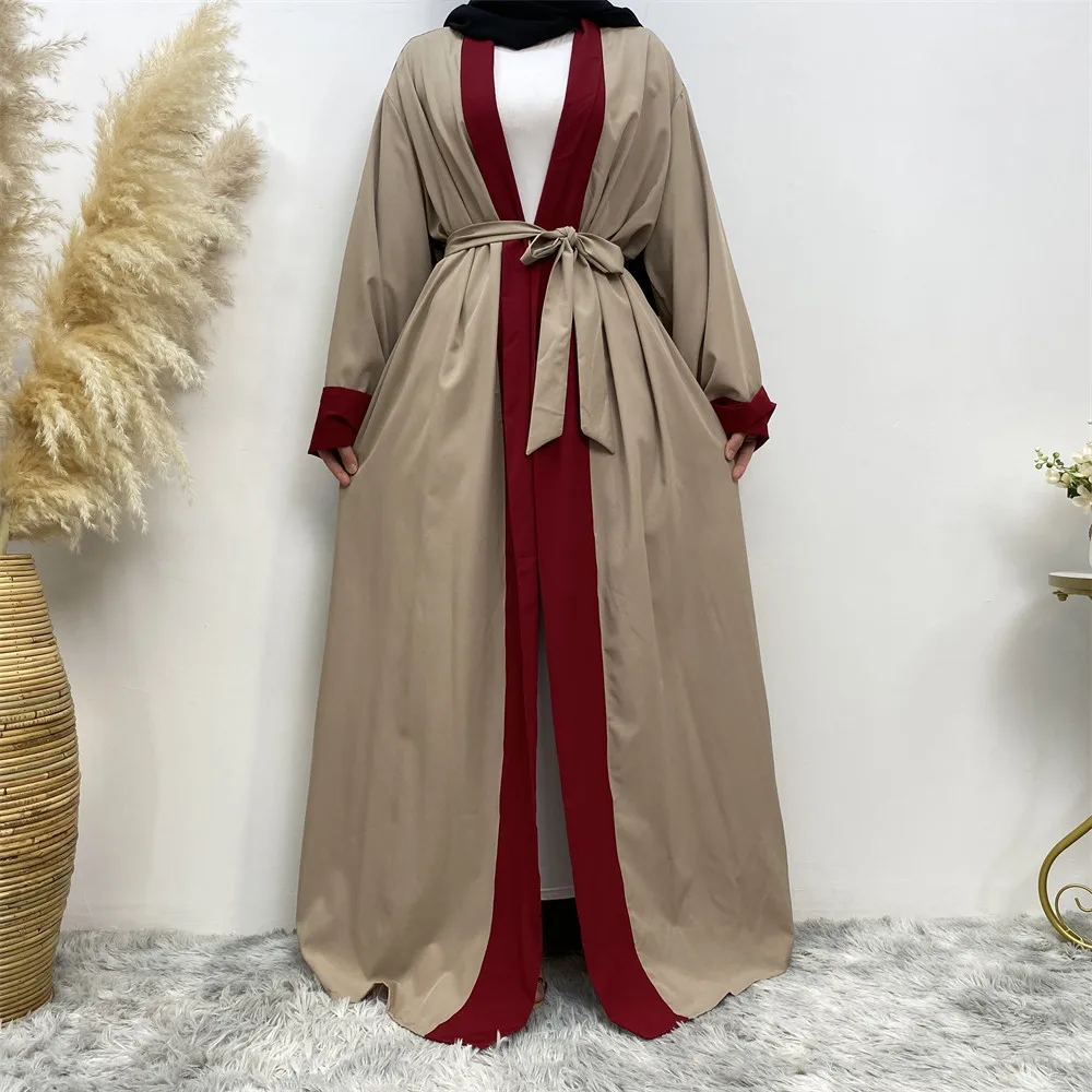 

Open Abaya Muslim Women Eid Ramadan Cardigan Long Maxi Dress Kimono Dubai Kaftan Turkey Arabic Femme Islamic Jilbab Caftan Gown