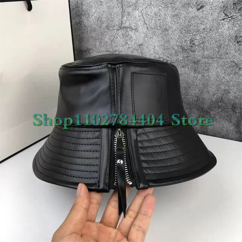 

624326 Winter New Fisherman Hat Outdoor New Fashion Luxury Unisex Hats Design Caps for Ladies Black Colour Winter Bucket Hat