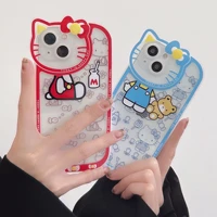 hello kitty cartoon cover for apple iphone 13 12 11 pro xs max xr x 8 7 6s plus se 2022 kt lens cover