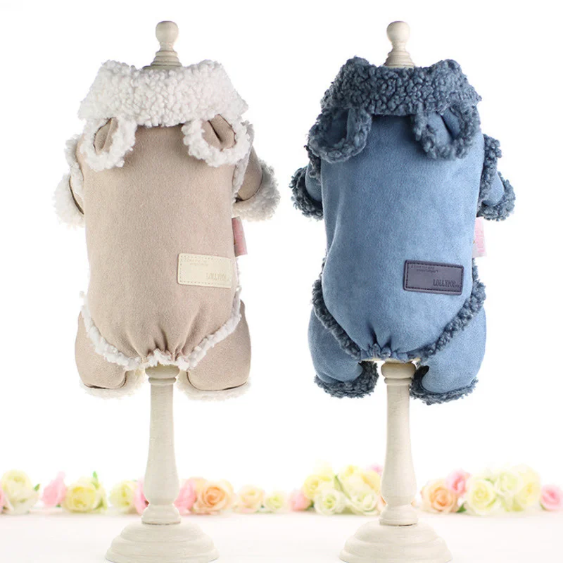 

Одежда для домашних животных, зимние теплые комбинезоны для собак, пальто для щенков, одежда для маленьких собак, Качественный костюм, наряд...