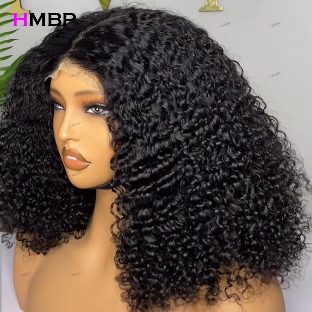 400 парик высокой плотности человеческие волосы готовые к ношению Курчавые