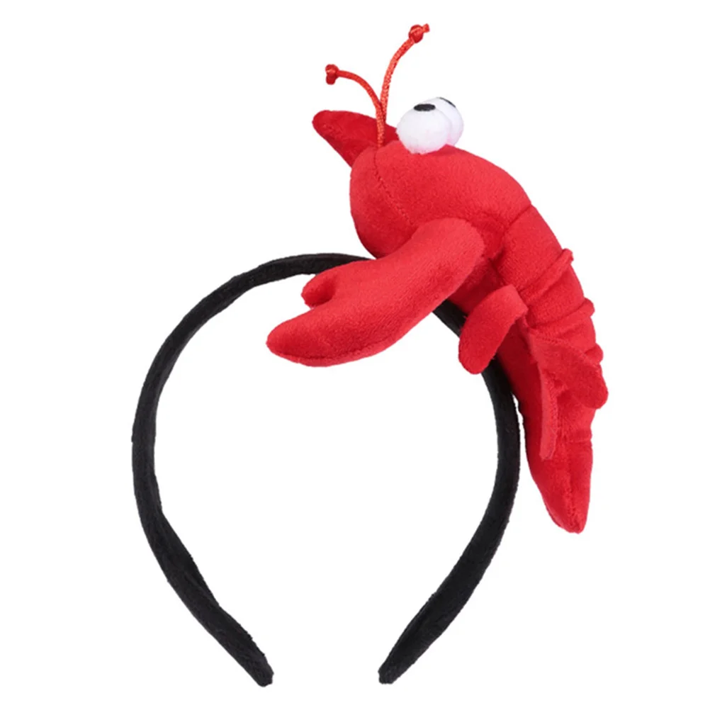 

Lobster Headband Adorable Headbands Hairband Party Supplies Stuffed Fabric Cartoon Character