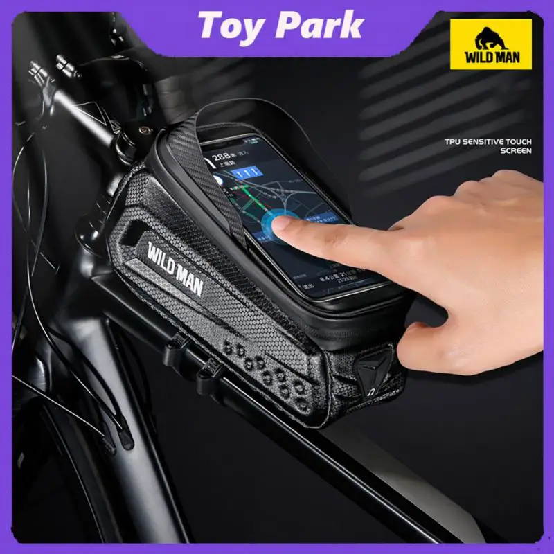 

Sensitive Touch Screen Riding Equipment Waterproof Life Large-capacity Road Bikes Package 1l Hard Shell Carbon Lines Saddle Bag