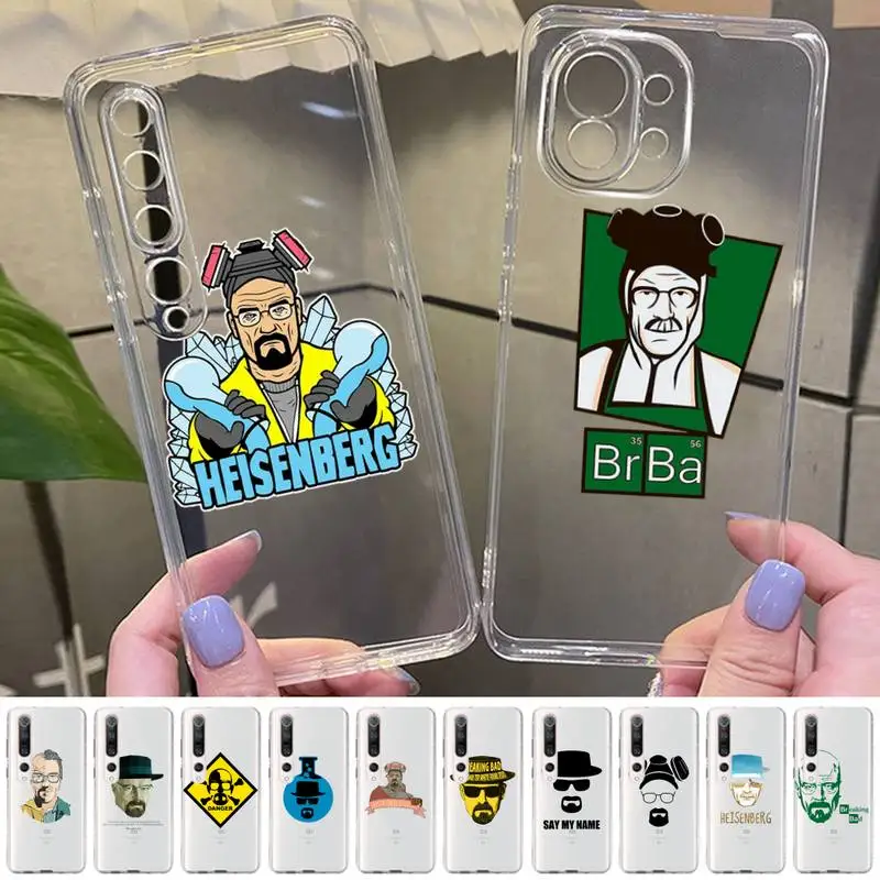 

FHNBLJ Breaking Bad Phone Case for Samsung A51 A52 A71 A12 for Redmi 7 9 9A for Huawei Honor8X 10i Clear Case