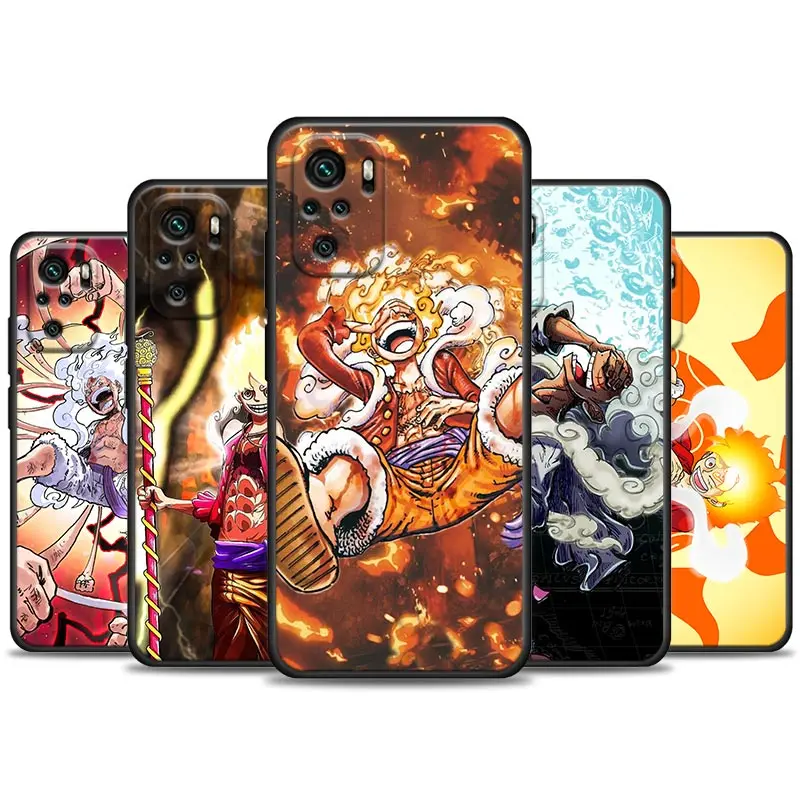 

Mobile Phone Shell for Redmi Note 7 8 8T 9 9S 9T 10 11 11S 11E Pro plus 4G 5G Silicone Case Cover Helios Luffy Gear 5 One-Piece