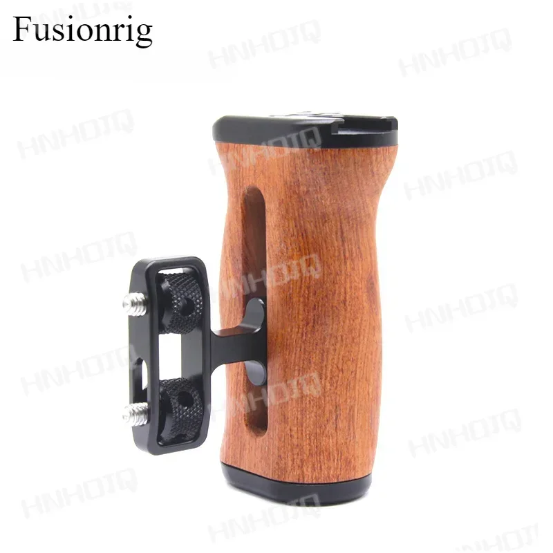 Кроличья клетка для камеры с деревянной ручкой расширительный микрофон SLR