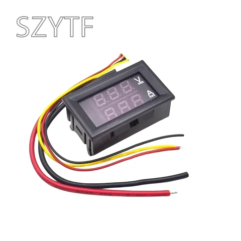 Цифровой вольтметр амперметр SZYTF 0-100В 10А