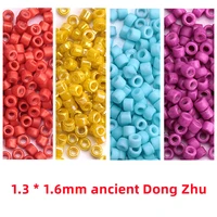 1 6mm glass antique beads diy jewelry accessories headscarf wedding accessories wholesale