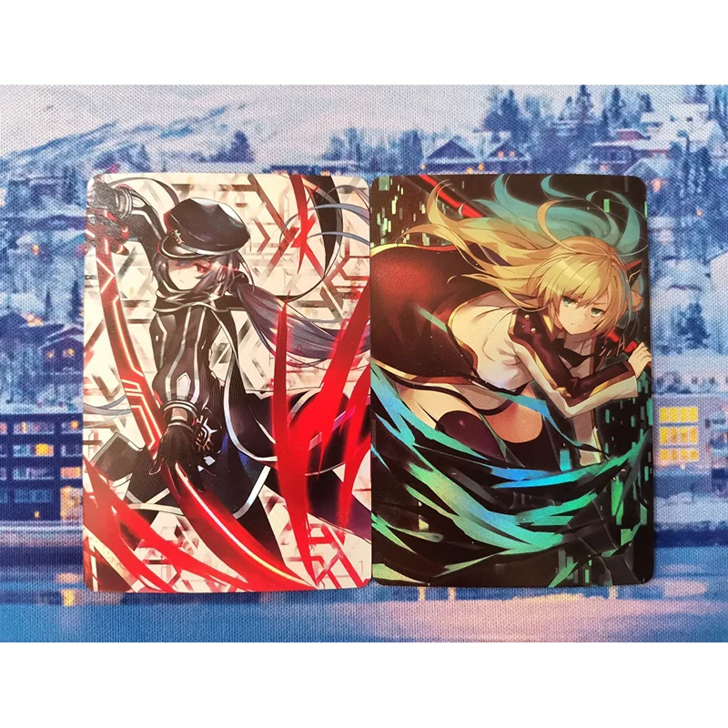 2 шт./компл. Дуэль Монстры небо Баскетбол Эйс флэш-карта ACG Сексуальная кавайная