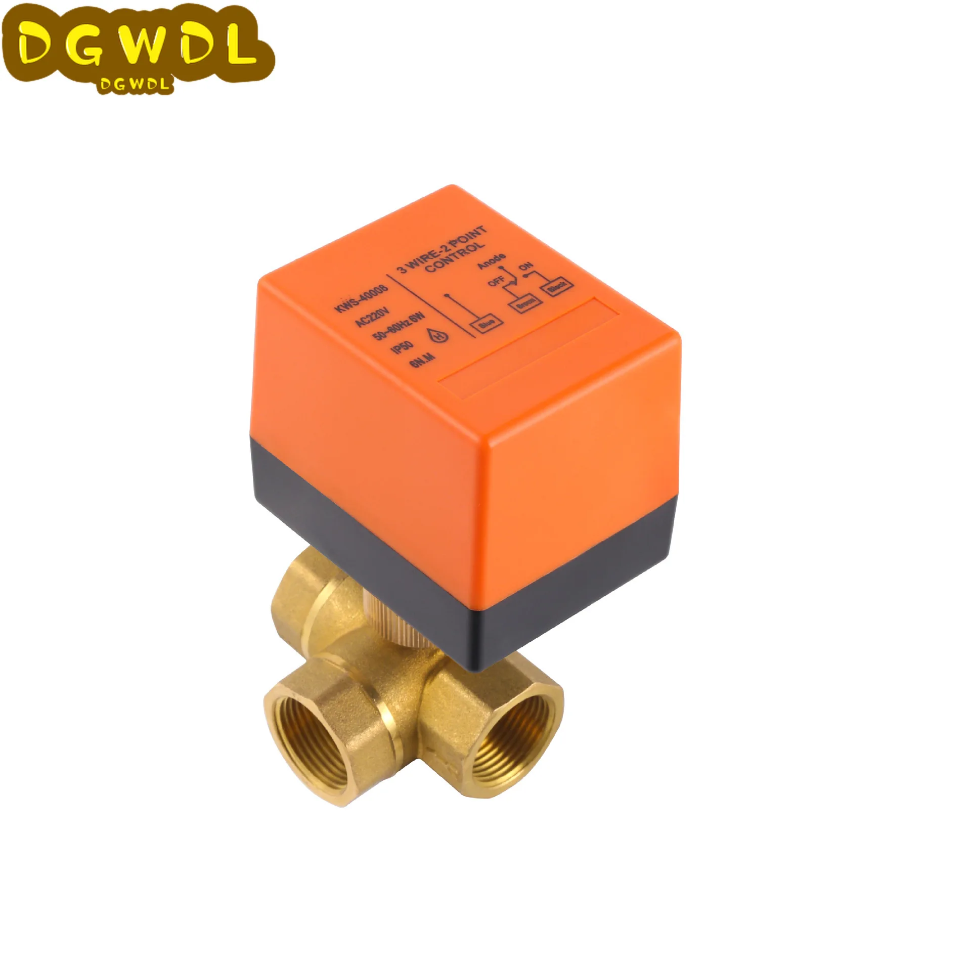 DN32 1-1/4 &quotBSP Резьба AC 220 В 12 24 Три 3-ходовых L-типа Латунный моторизованный