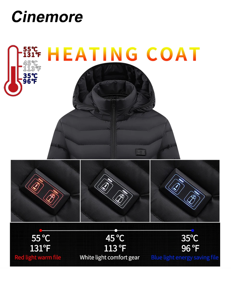 Cinemore Зимний женский термопуховый жилет Классический дизайн на молнии для