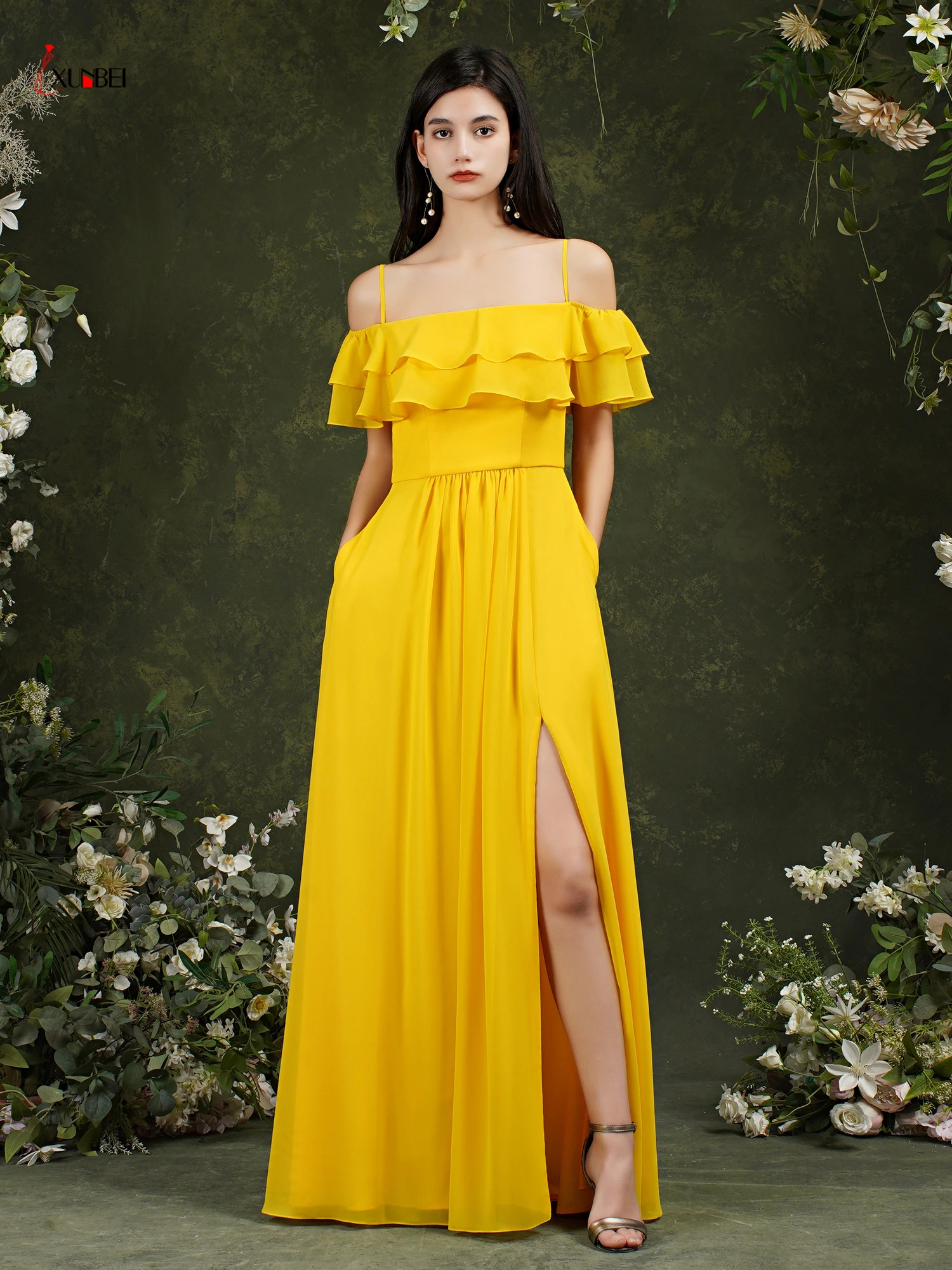 

Robe Demoiselle вырез лодочкой, для подружки невесты платья быстрой доставки, официальное женское платье для вечерние, индивидуальное женское платье