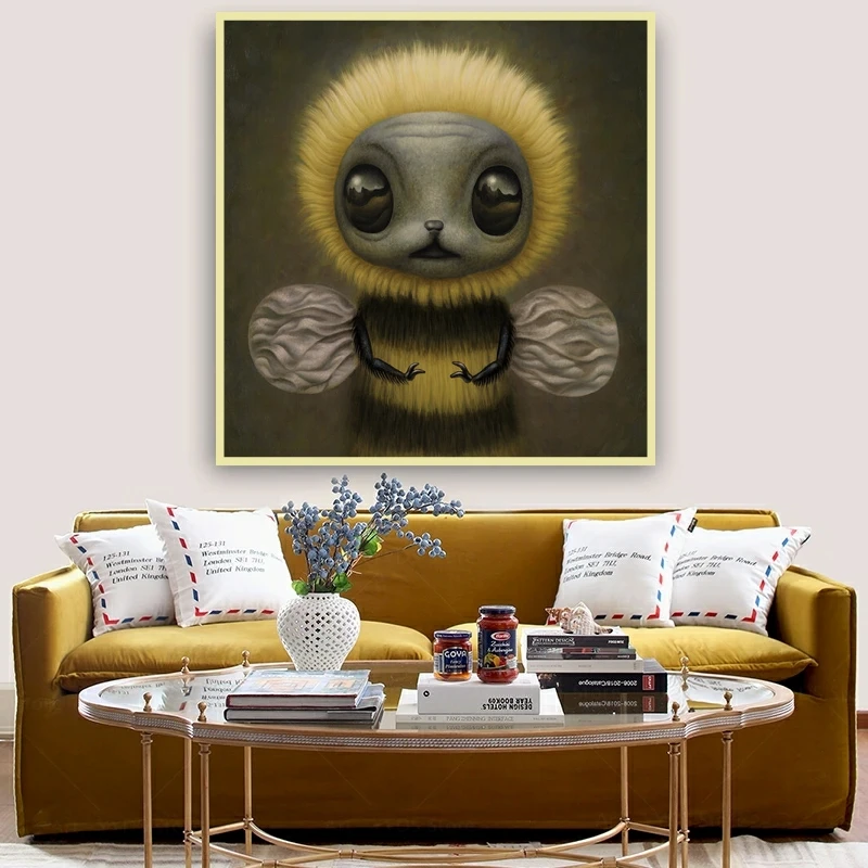 Алмазная живопись Mark Ryden Bee Art мультяшное животное Милая Полная вышивка сделай сам