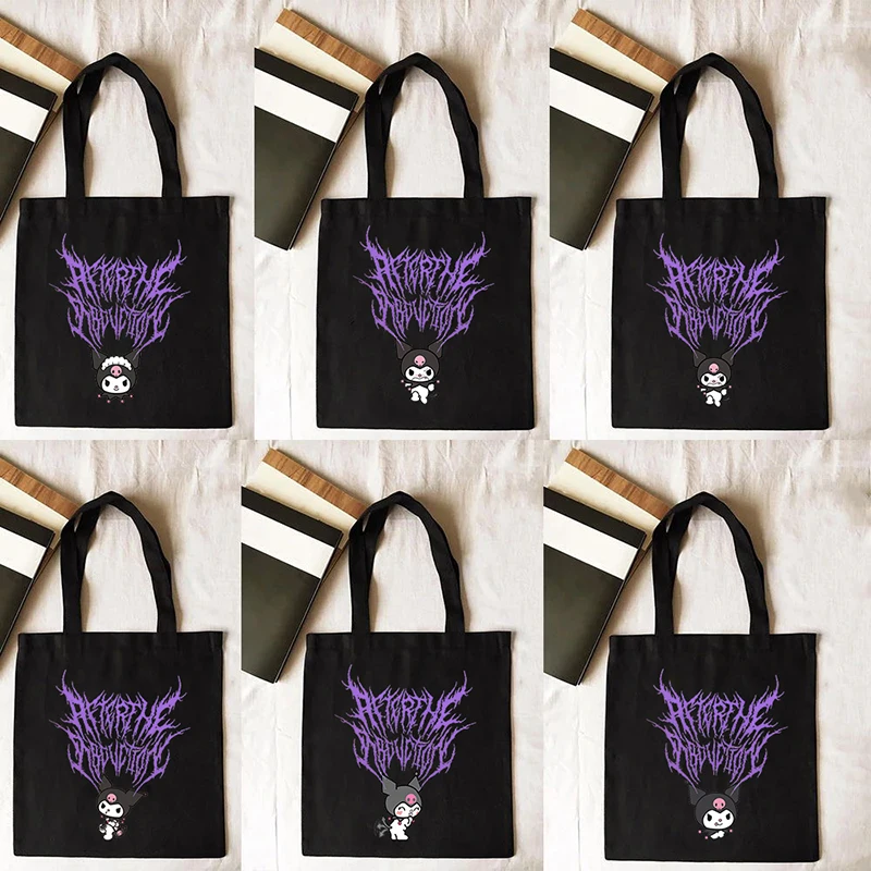 

Shopping Bags Fashion Canvas Y2K Customizable Bag Logo Cloth Women Shopper Anime Briefcase Designer Handbags Cheap Women's Bags