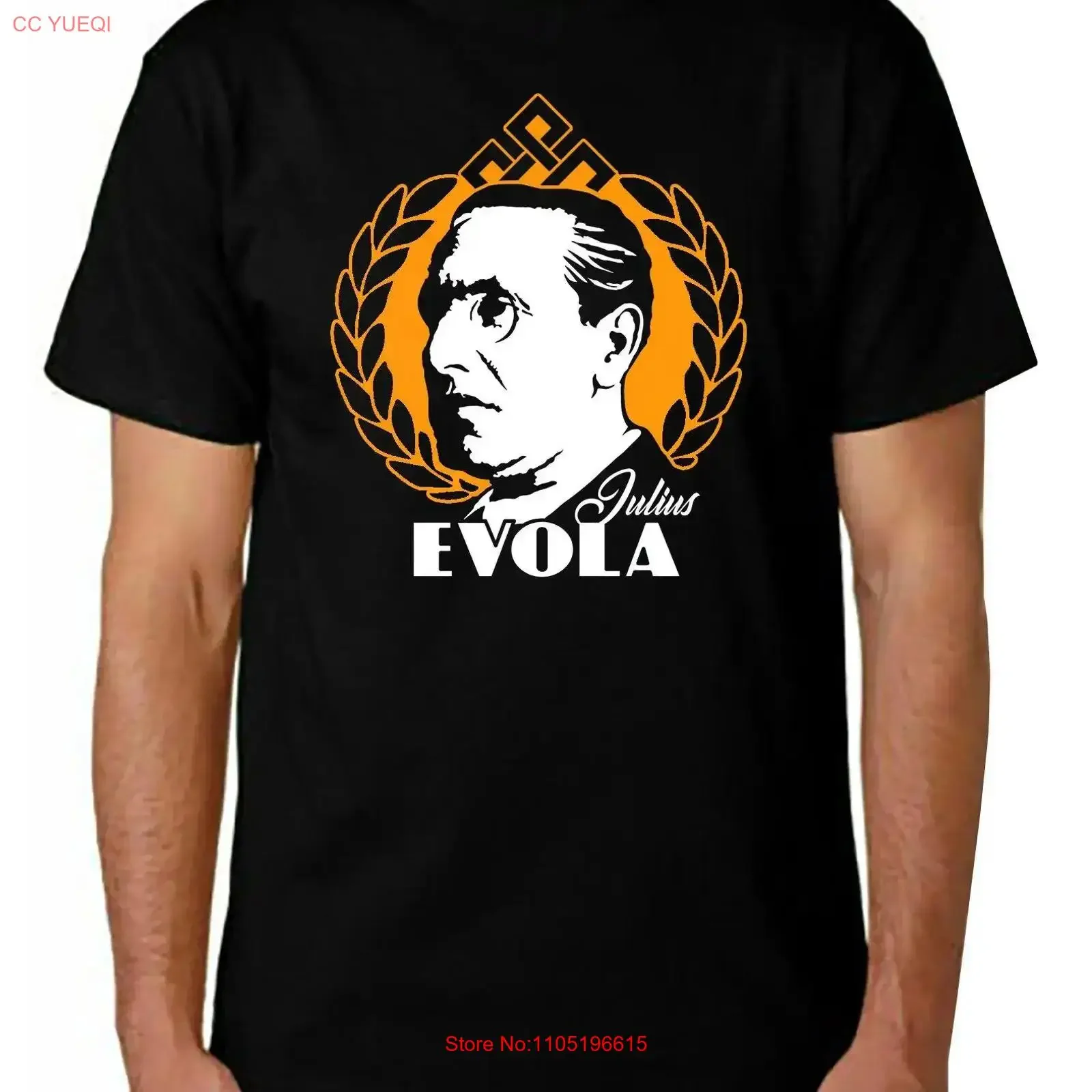 Фото Футболка SHOCKSTAR Julius EVOLA, новинка, винтажный стираный топ всех размеров для повседневной носки, универсальная модная эластичная дышащая мягкая футболка №1