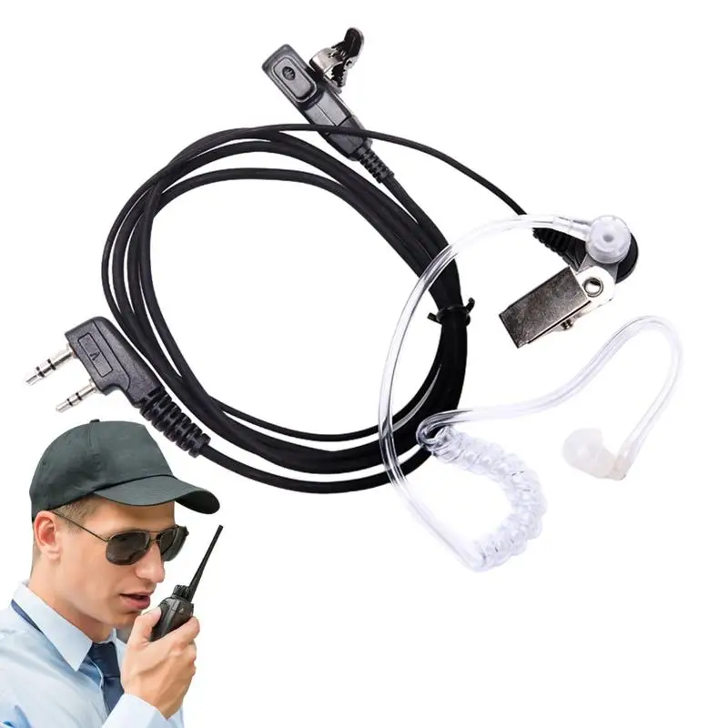 Наушники для портативной рации наушники-вкладыши с микрофоном скрытая