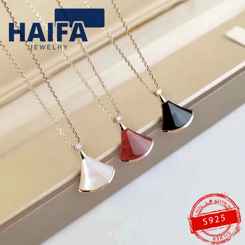 

Hot selling European and American s925silver simple anime design party fashion Couple Necklace Luxury Jewelry necklace for women