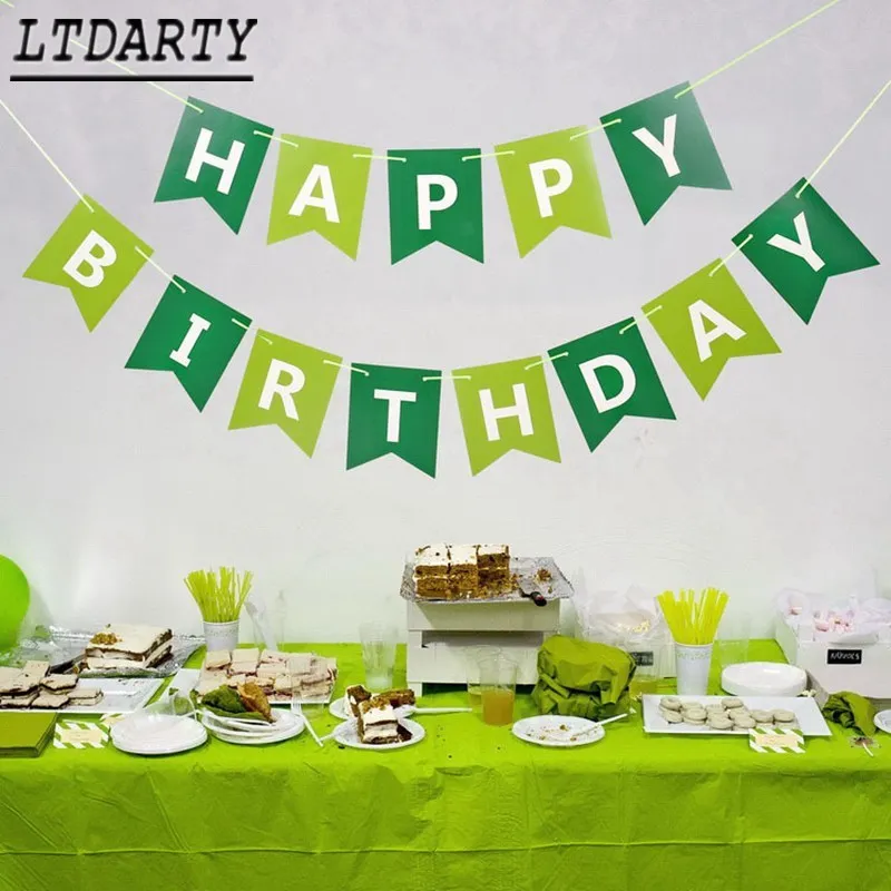 Зеленый латексный воздушный шар для вечеринки в джунглях из фольги с