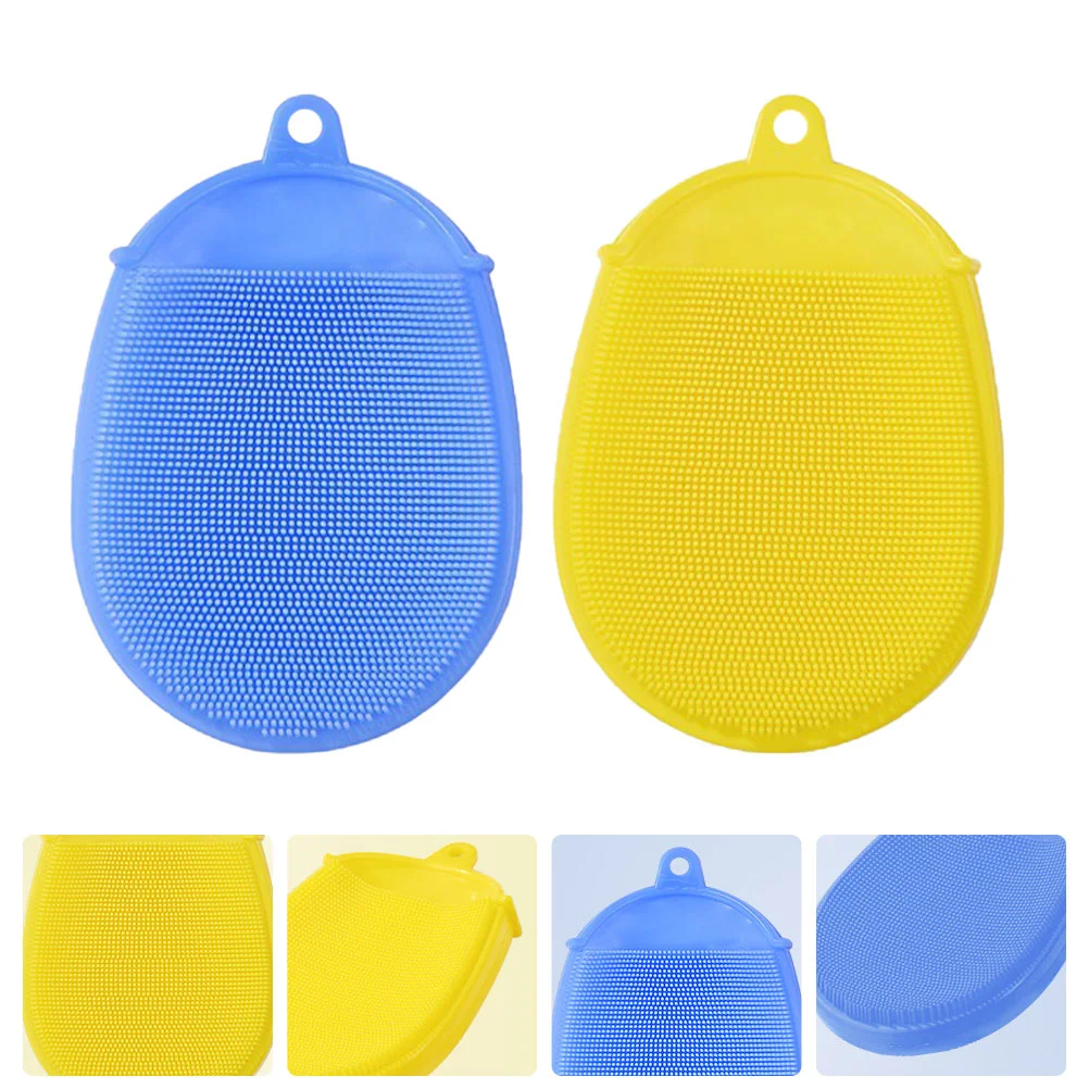 

2Pcs Baby Bath Scrubber Shower Brush Bathing Tool for Toddler Kids Children