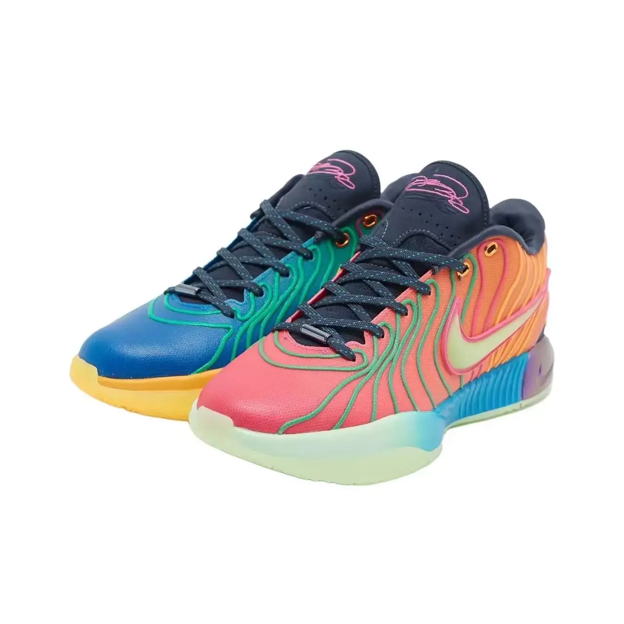 Модные универсальные амортизирующие износостойкие баскетбольные кроссовки Nike