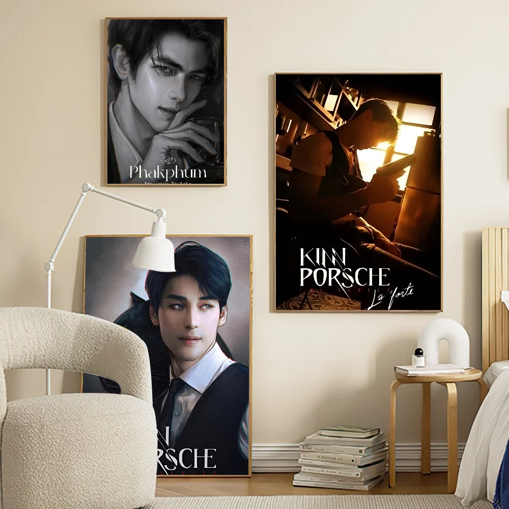 KinnPorsche The Series классические постеры с фильмами винтажные наклейки для декора