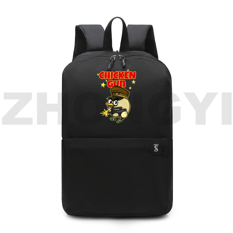 Рюкзаки с рисунком из аниме Куриный пистолет для девочек-подростков дорожные