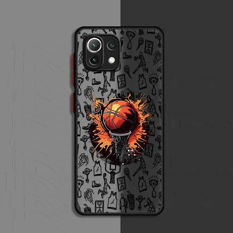 Баскетбольный художественный чехол для телефона Xiaomi Redmi 13C1 2 5G 10C 12C 9 10 9A 9T 9C A1 A2 Plus