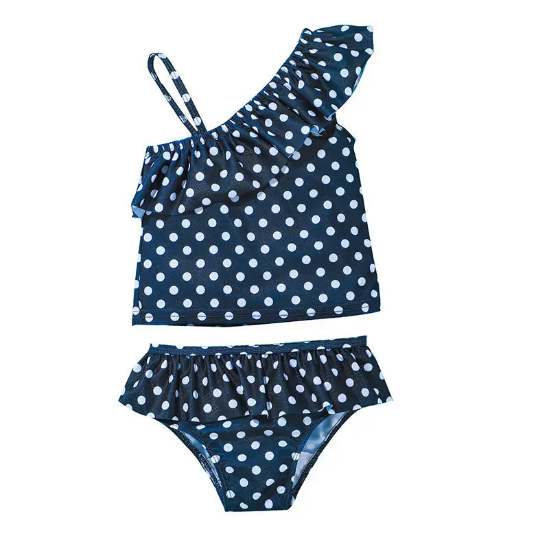 

1~5Y Toddler Baby Girls Swimsuit Two Pieces Swimwear High Quality Kids Bikini Set Biquini Infantil Ruffle Kids Beachwear30