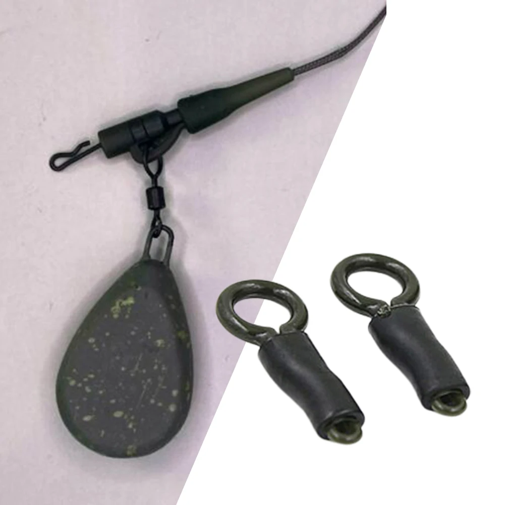 10 шт. зажимы с силиконовыми манжетами для ловли карпа |