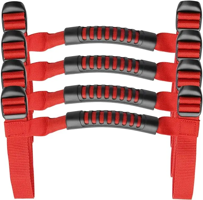 

4x поручни, ручка, подходит для Jeep Wrangler YJ TJ JK JKU JL Sports Sahara Freedom Rubicon X Unlimited 1995-2021 гг.